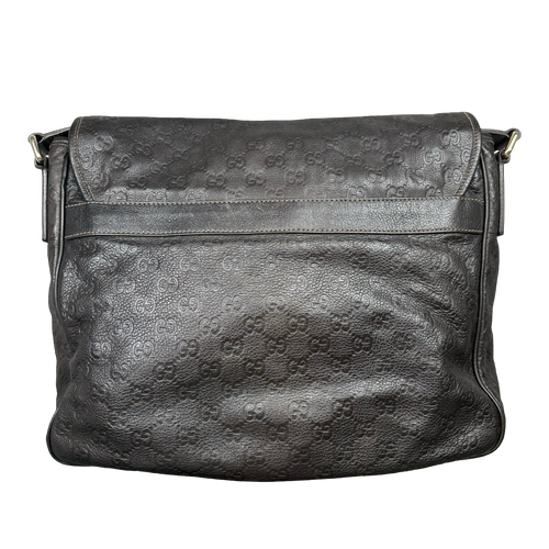 Gucci Guccissima Leather Messenger Bag