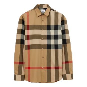 Burberry Checkered Button Up Shirt