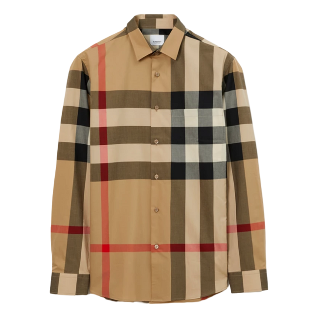 Burberry Checkered Button Up Shirt