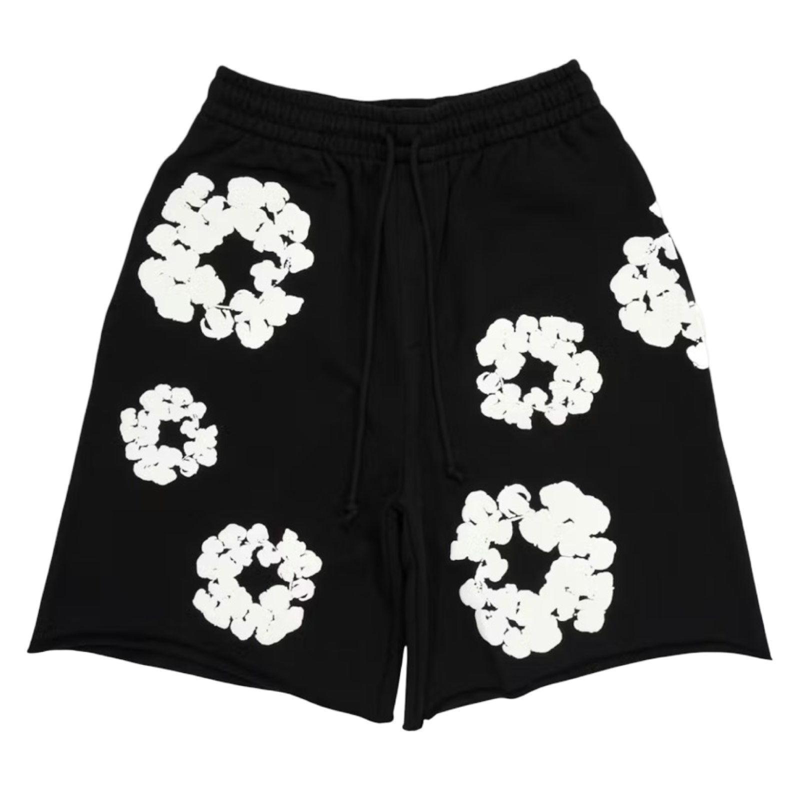 Denim Tears The Cotton Wreath Shorts Black