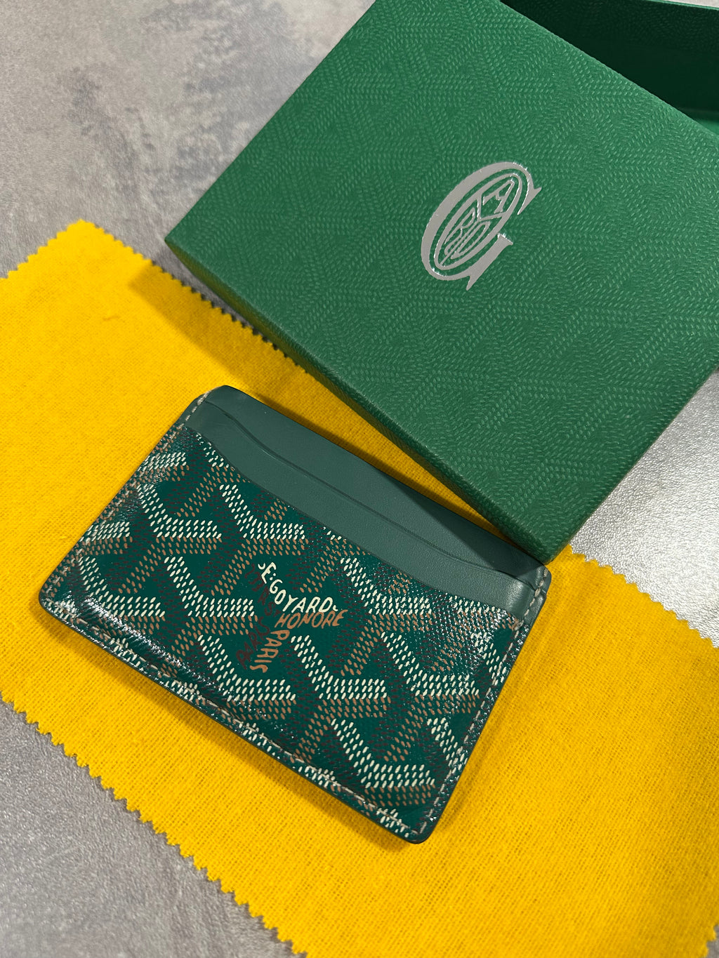 Goyard Saint Sulpice Cardholder Green