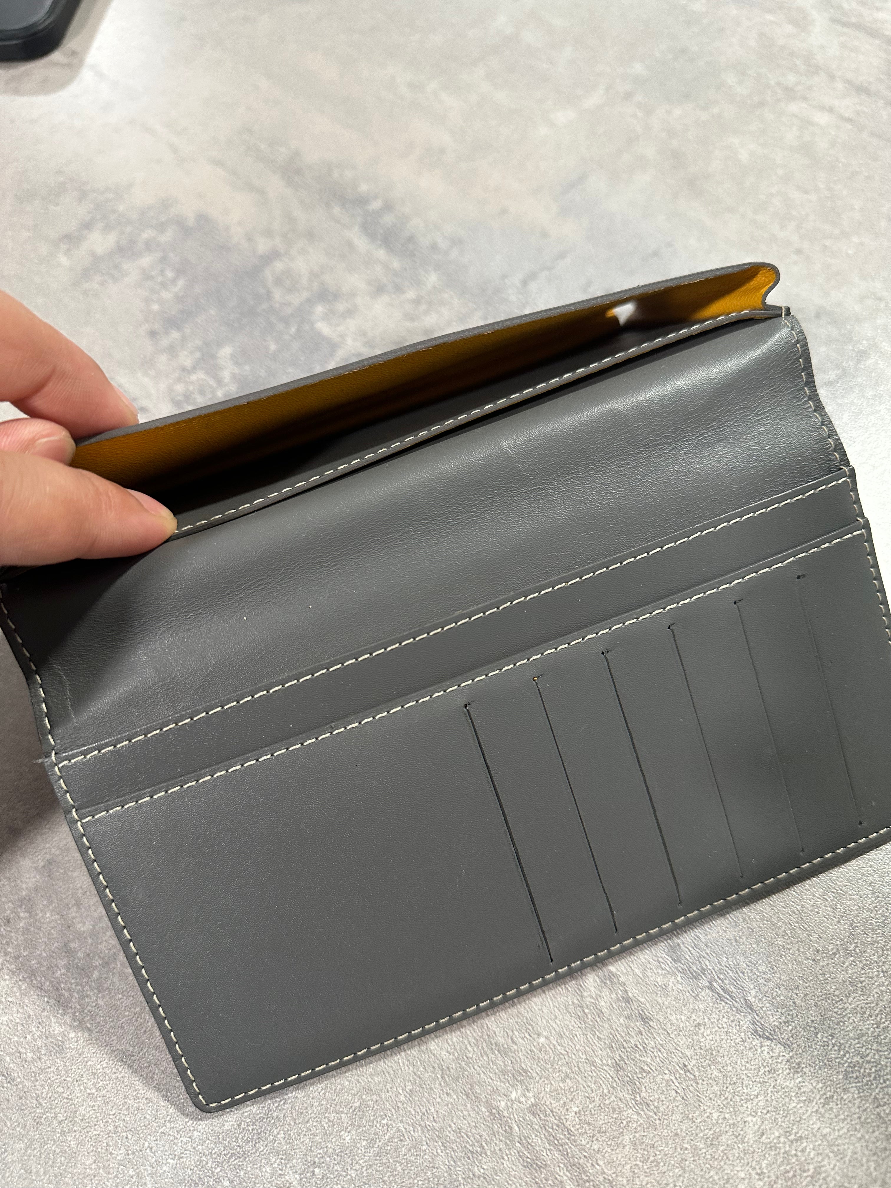 Goyard Saint Roch Wallet Goyardine Gray