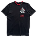 Dior Homme Roses Tee Black/Red (USED)