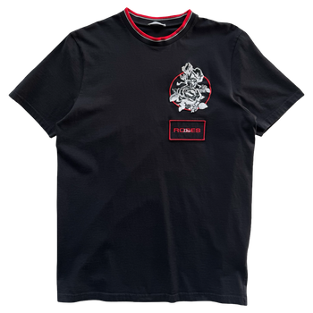 Dior Homme Roses Tee Black/Red (USED)