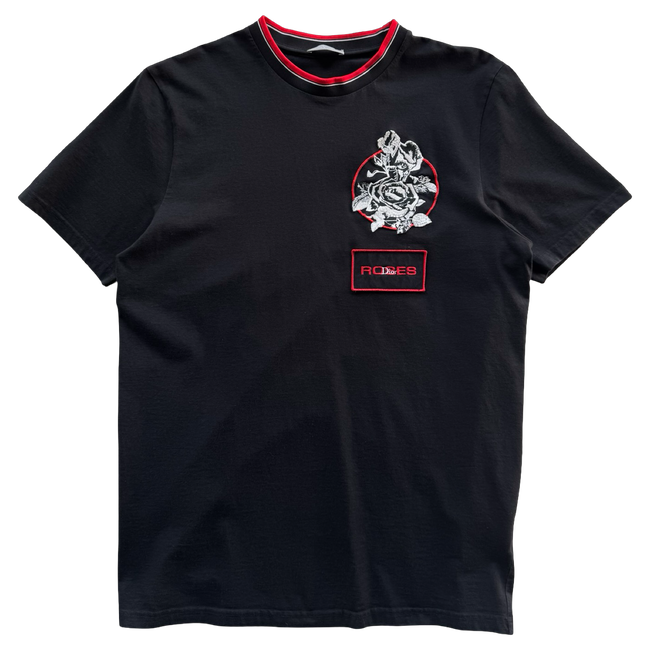 Dior Homme Roses Tee Black/Red (USED)