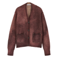 Acne Studios Kark Cardigan Faded Burgundy
