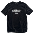 Givenchy Distressed Logo Tee Black
