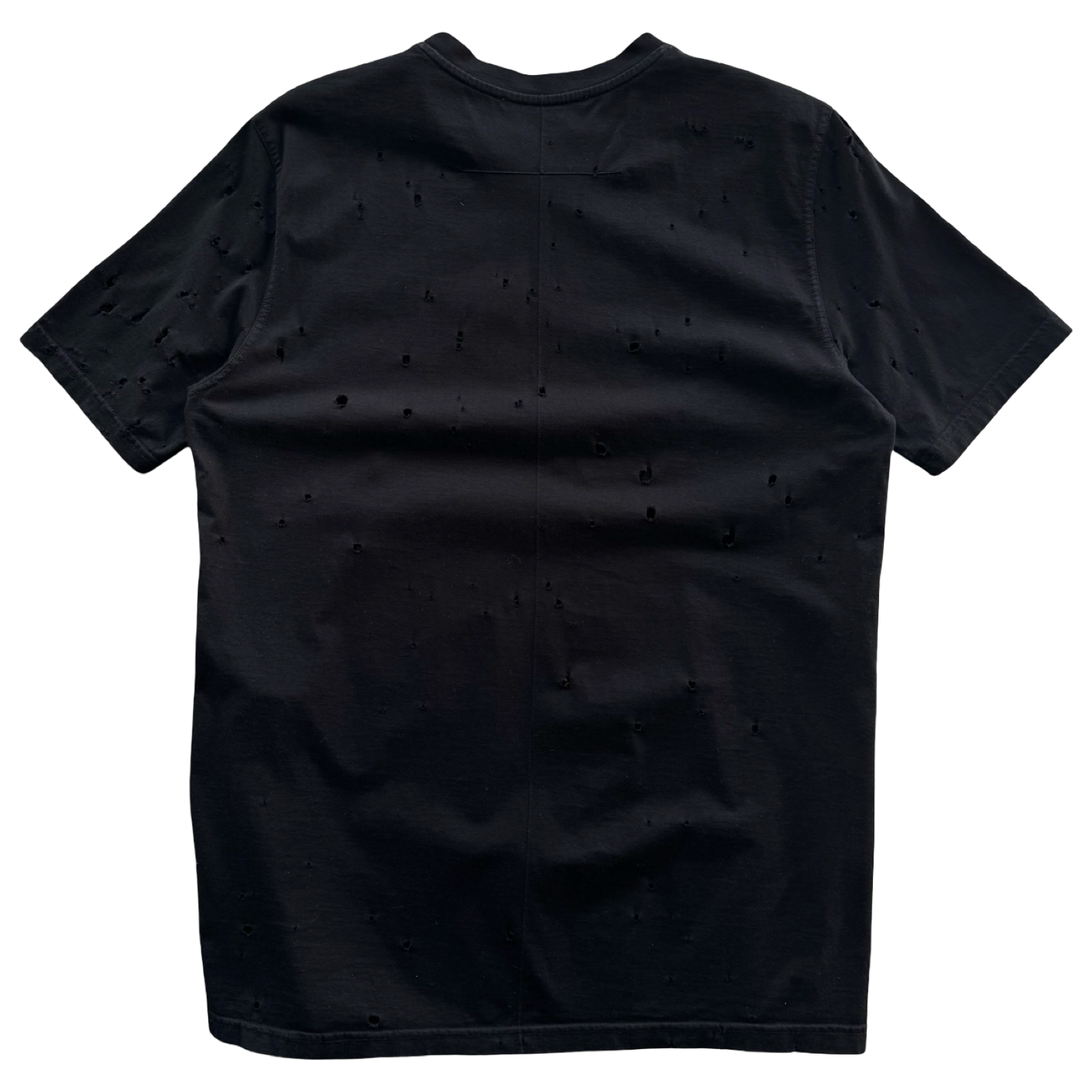 Givenchy Distressed Logo Tee Black