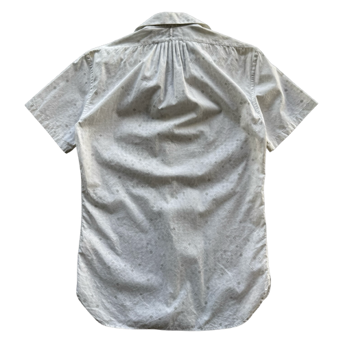 Louis Vuitton Mini Monogram Button Up Shirt White (USED) | Vintage Clothing Store Canada
