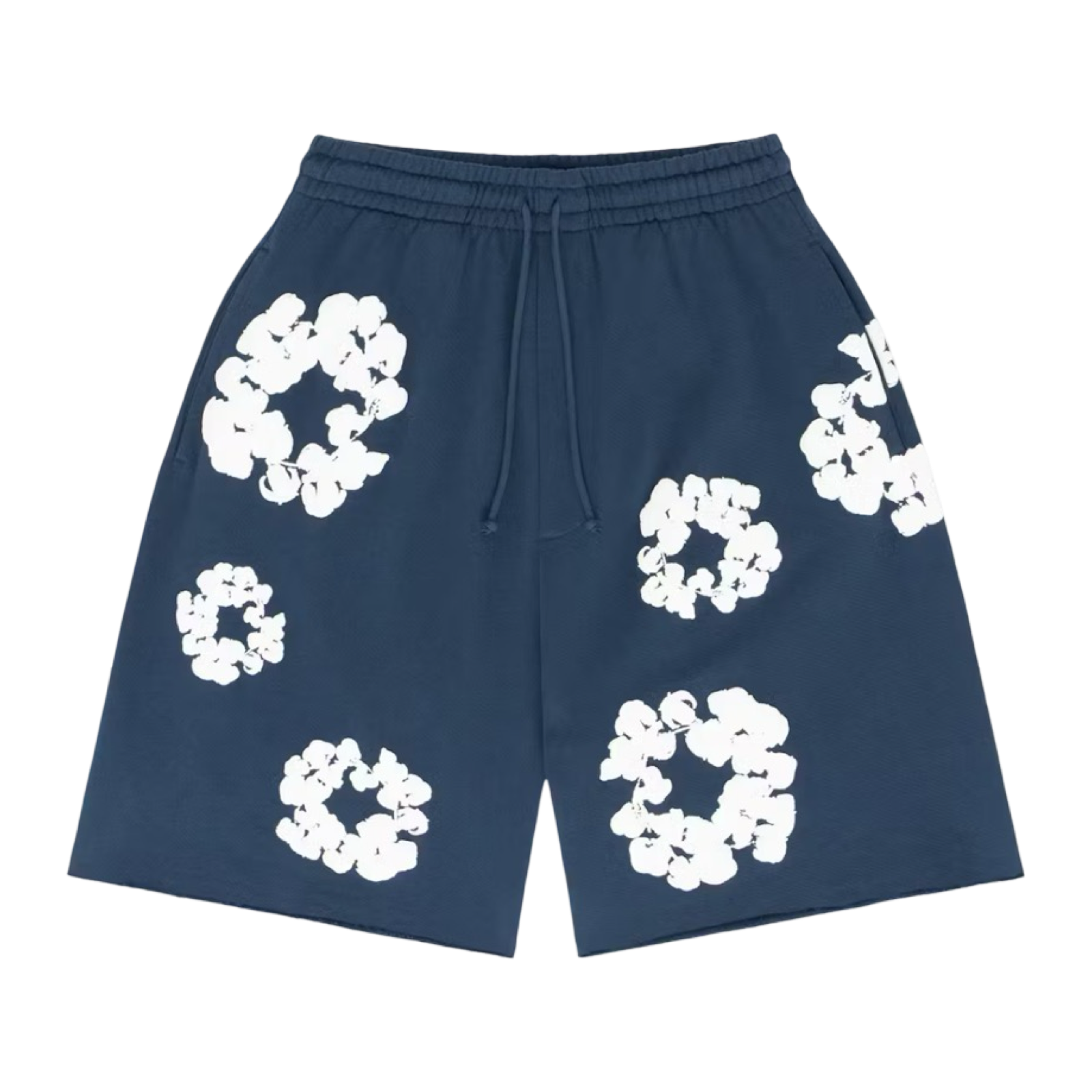 Denim Tears Cotton Wreath Shorts Navy