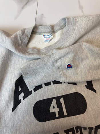 Vintage Army Athletics Sweatshirt Grey