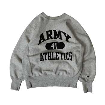 Vintage Army Athletics Sweatshirt Grey