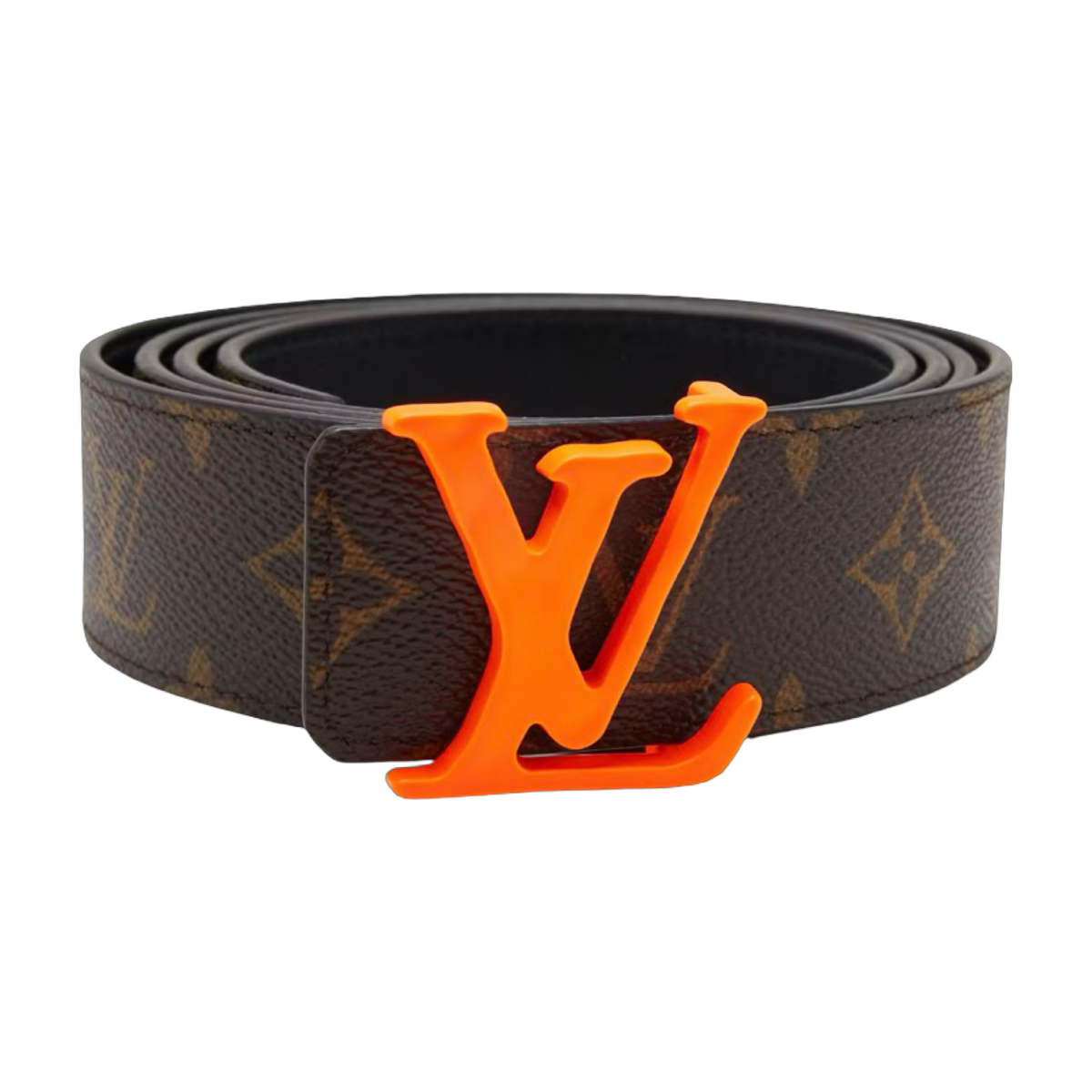Louis Vuitton Shape Belt Virgil Abloh Monogram Brown