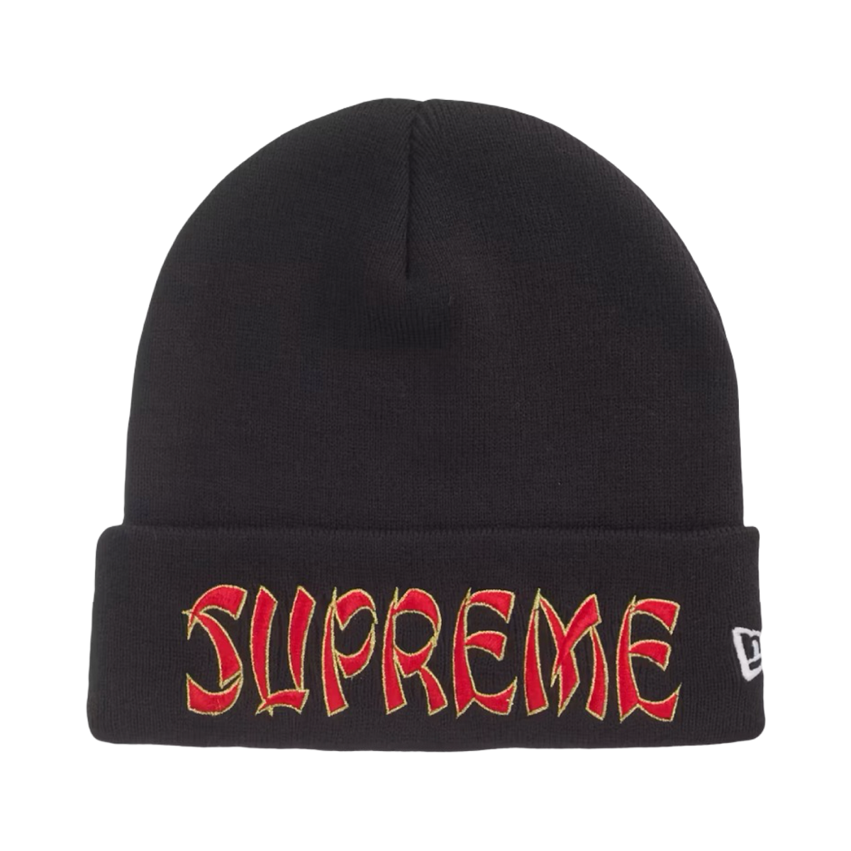 Supreme New Era Action Beanie Black