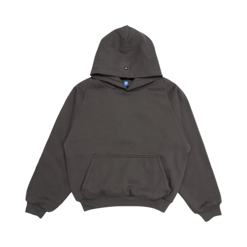 Yeezy Gap Logo Shrunken Hoodie Dark Grey | Vintage Clothing Store Canada