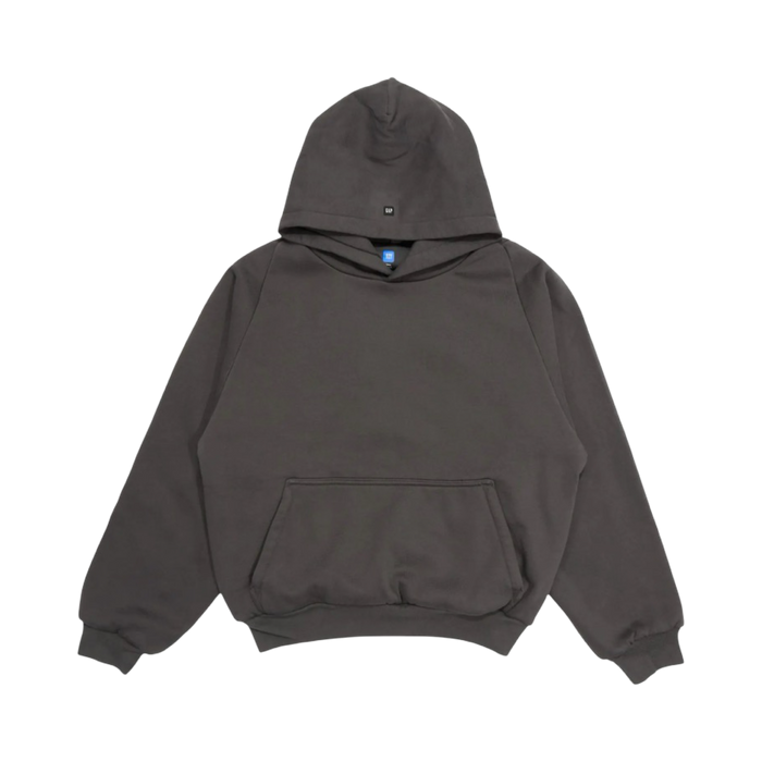 Yeezy Gap Logo Shrunken Hoodie Dark Grey | Vitnage Clothing Store Canada