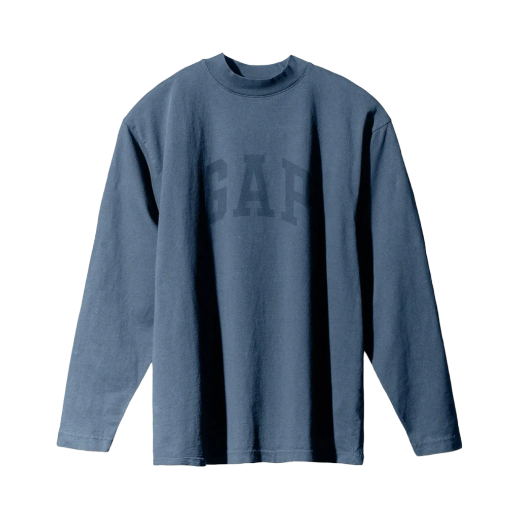 Yeezy Gap Dove L/S Tee Dark Blue