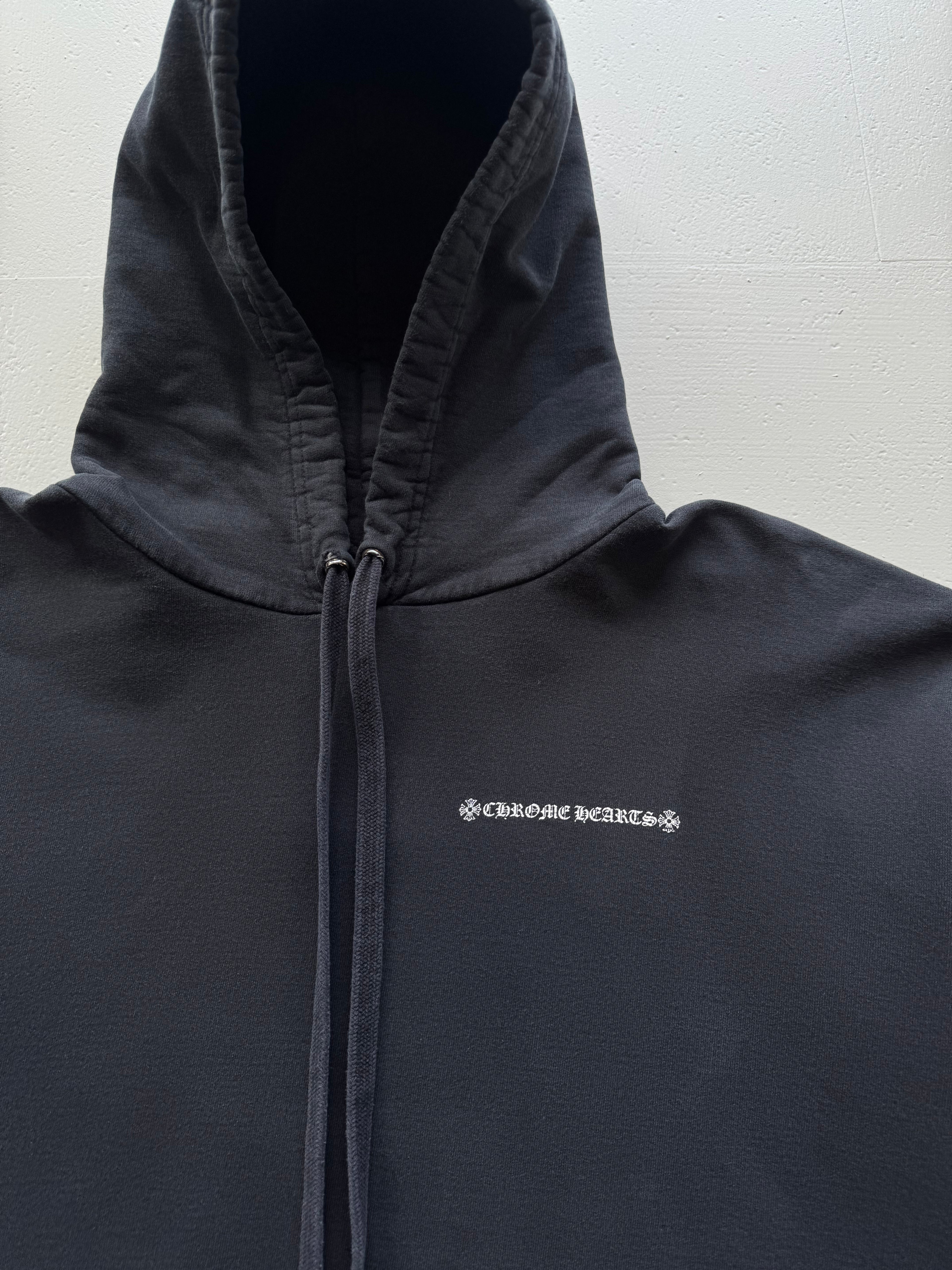 Chrome Hearts Cemetery Cross Tire Tracks Hoodie
