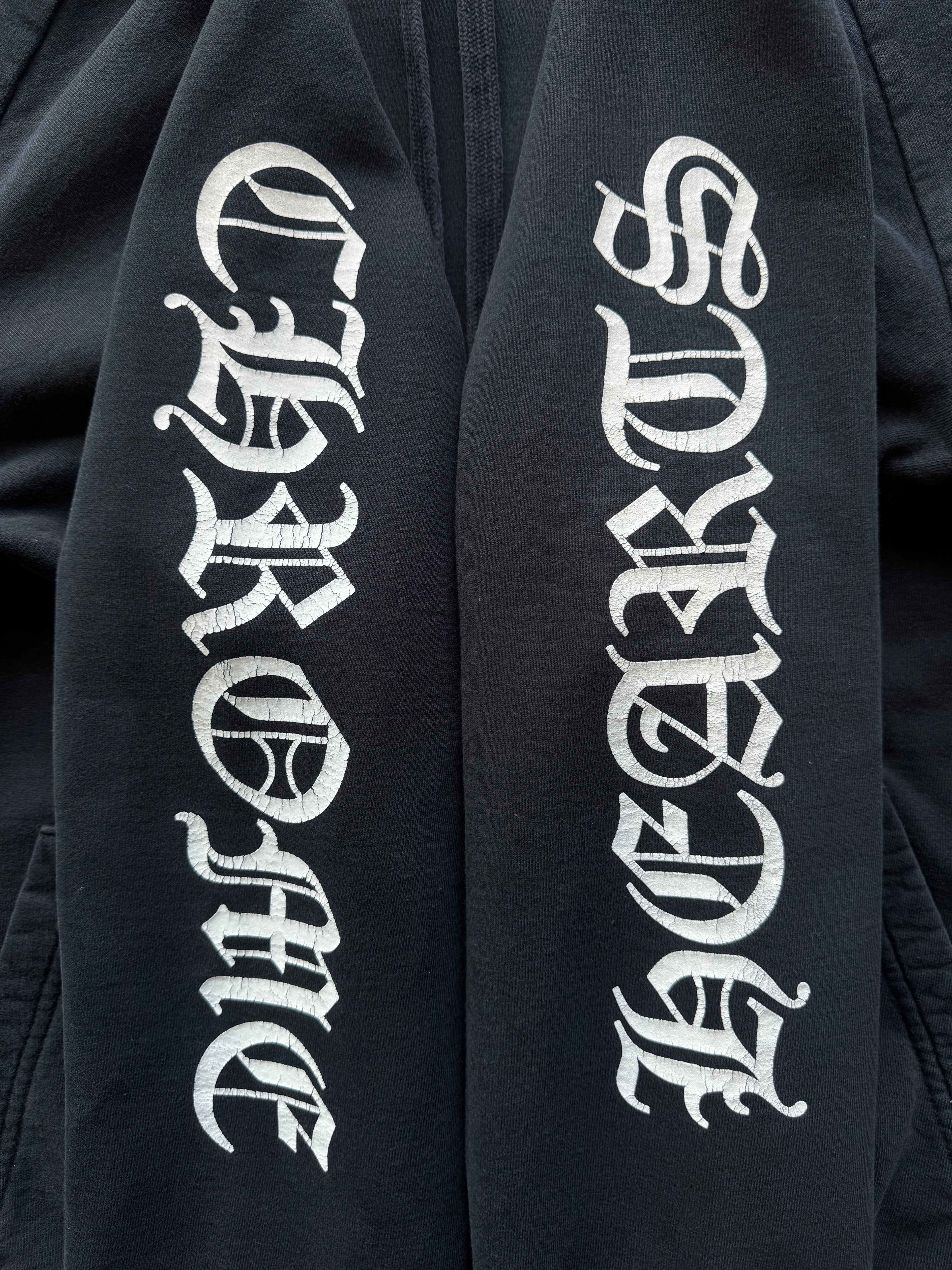 Chrome Hearts Cemetery Cross Tire Tracks Hoodie