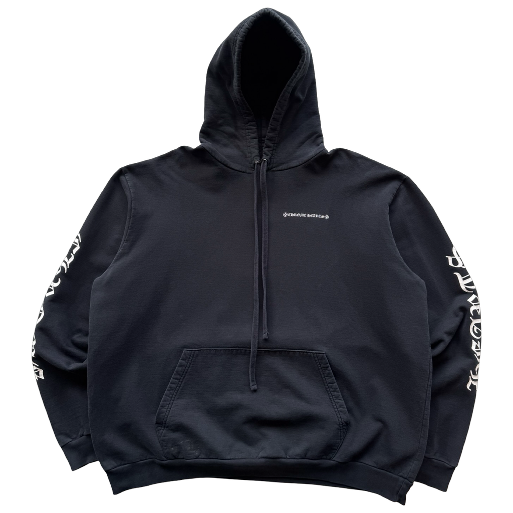 Chrome Hearts Cemetery Cross Tire Tracks Hoodie