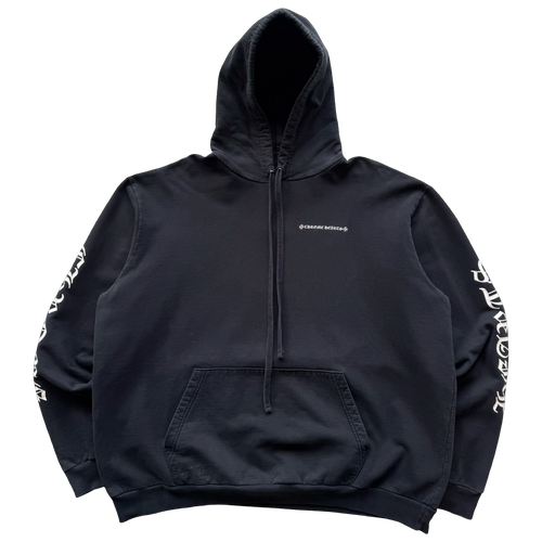 Chrome Hearts Cemetery Cross Tire Tracks Hoodie | Vintage Clothing Store Canada