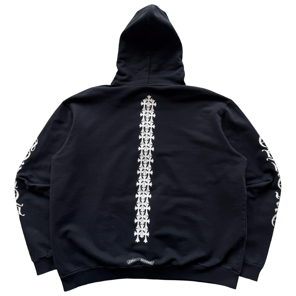 Chrome Hearts Cemetery Cross Tire Tracks Hoodie