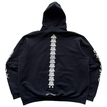 Chrome Hearts Cemetery Cross Tire Tracks Hoodie