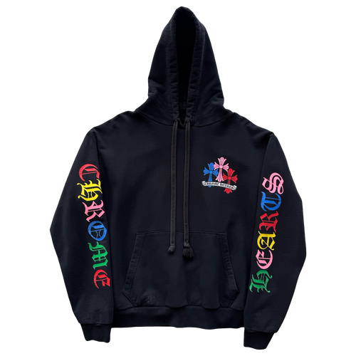 Chrome Hearts Multi Cross Black Hoodie | Vintage Clothing Store Canada