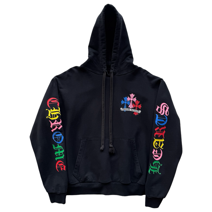 Chrome Hearts Multi Cross Black Hoodie | Vitnage Clothing Store Canada