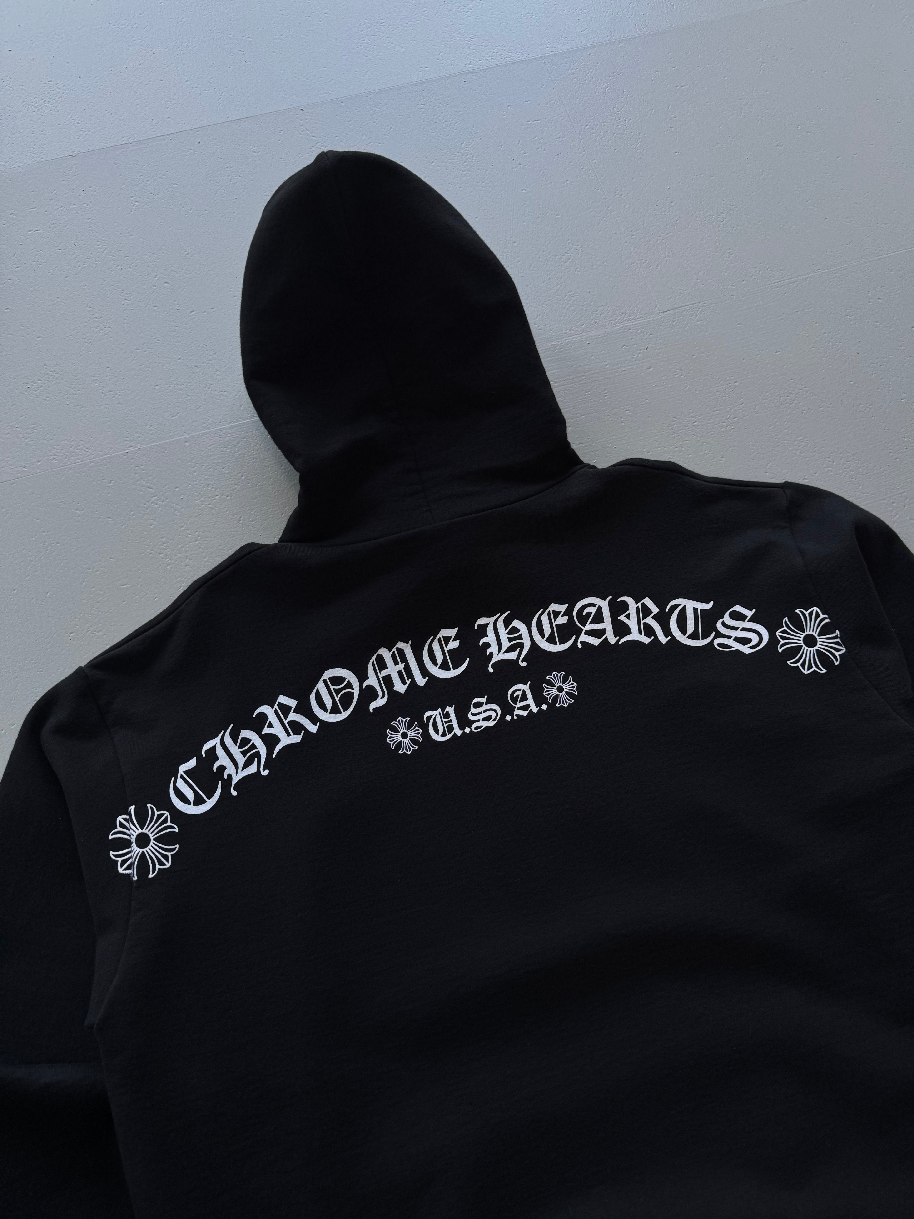 Brand New Chrome Hearts Shoulder Logo Hoodie