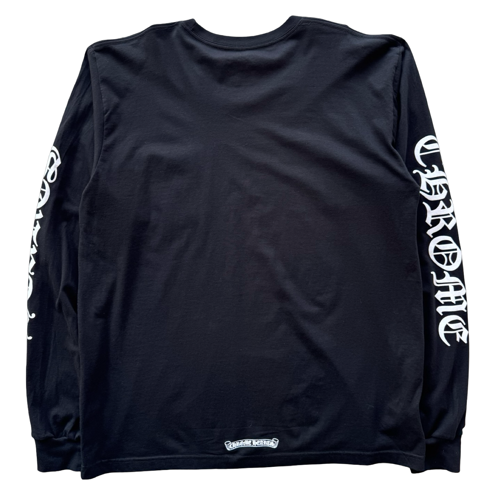 Chrome Hearts Collar Logo Longsleeve Black