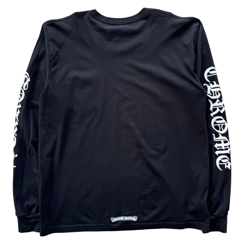 Chrome Hearts Collar Logo Longsleeve Black | Vintage Clothing Store Canada