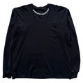 Chrome Hearts Collar Logo Longsleeve Black