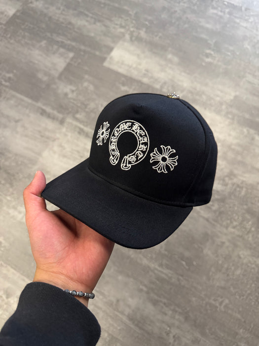 Chrome Hearts Horseshoe Denim Baseball Hat | Vitnage Clothing Store Canada