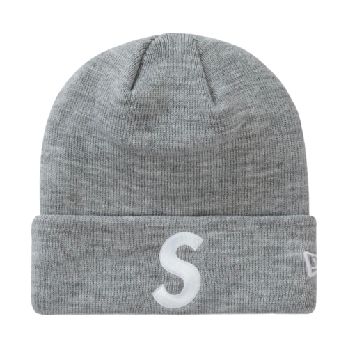 Supreme New Era S Logo Beanie 'Heather Grey' | Vintage Clothing Store Canada