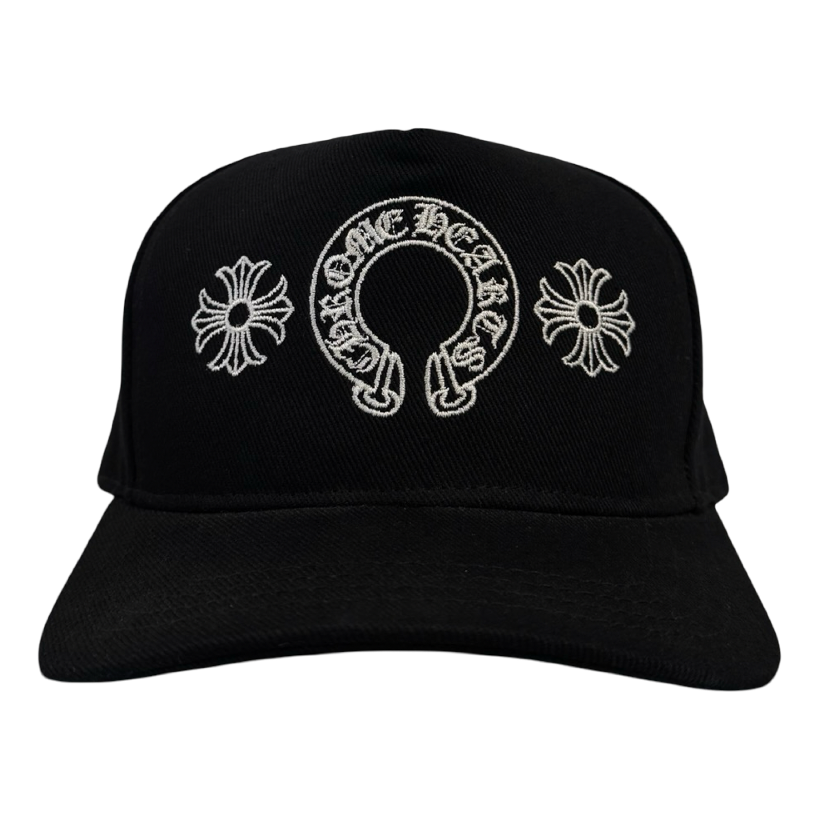 Chrome Hearts Horseshoe Denim Baseball Hat