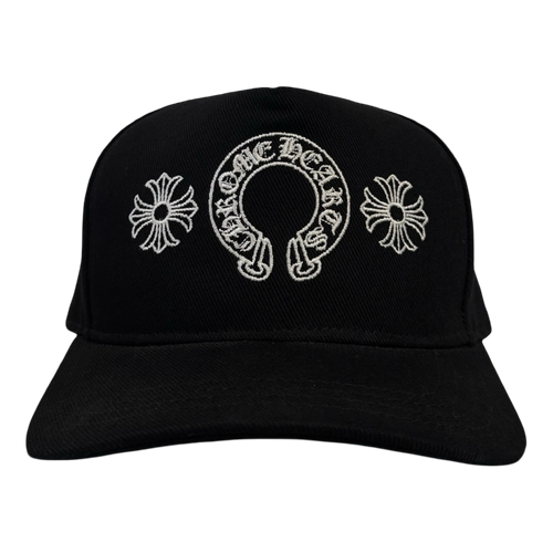 Chrome Hearts Horseshoe Denim Baseball Hat | Vintage Clothing Store Canada