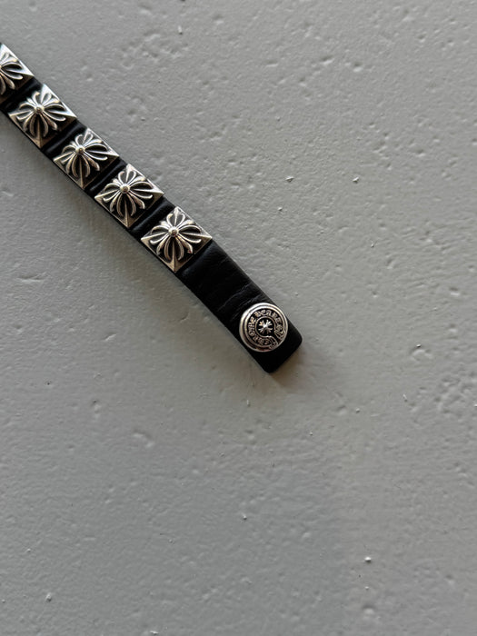 Chrome Hearts Plus Leather Bracelet | Vitnage Clothing Store Canada