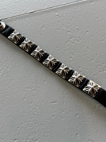 Chrome Hearts Plus Leather Bracelet