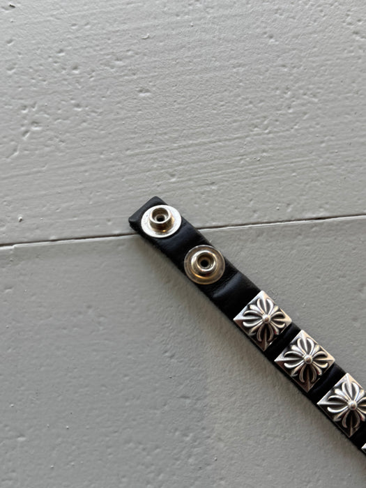 Chrome Hearts Plus Leather Bracelet | Vitnage Clothing Store Canada