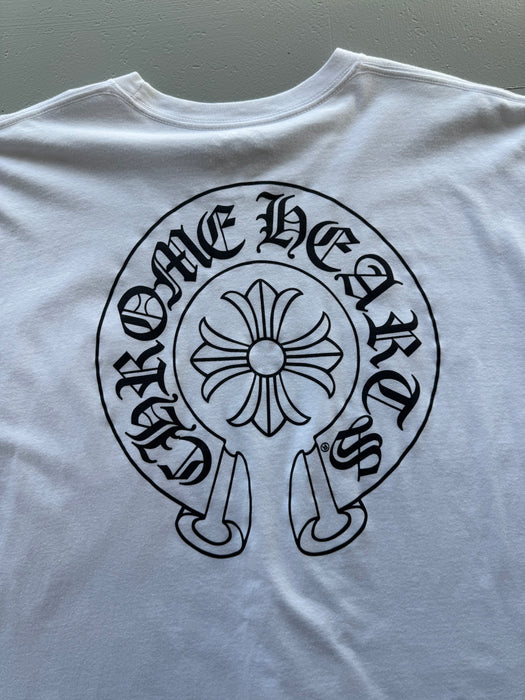 Chrome Hearts Horse Shoe Tee White | Vitnage Clothing Store Canada