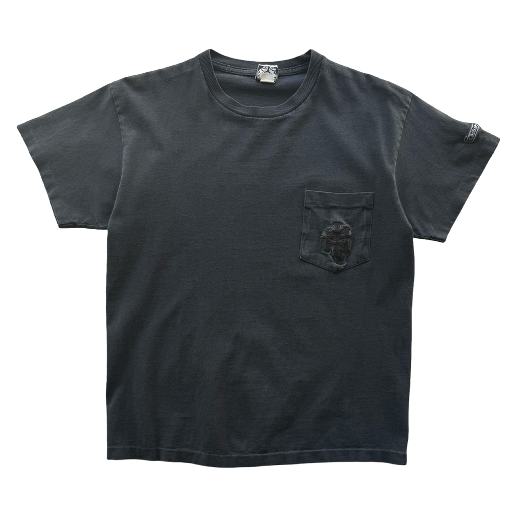 RARE Vintage Faded Chrome Hearts Embroidered Multi Cross Tee