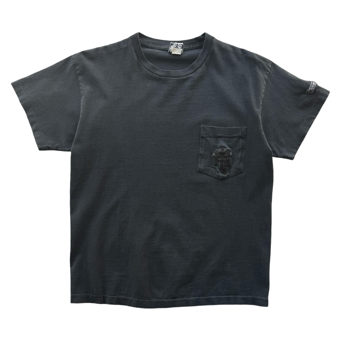 RARE Vintage Faded Chrome Hearts Embroidered Multi Cross Tee | Vitnage Clothing Store Canada