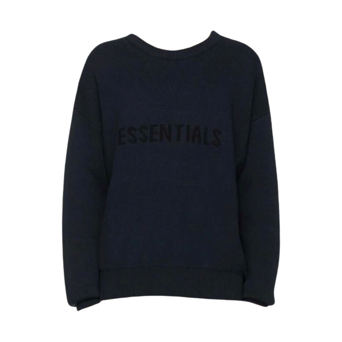 Fear Of God Essentials x SSENSE Knit Sweater 'Dark Navy' | Vitnage Clothing Store Canada