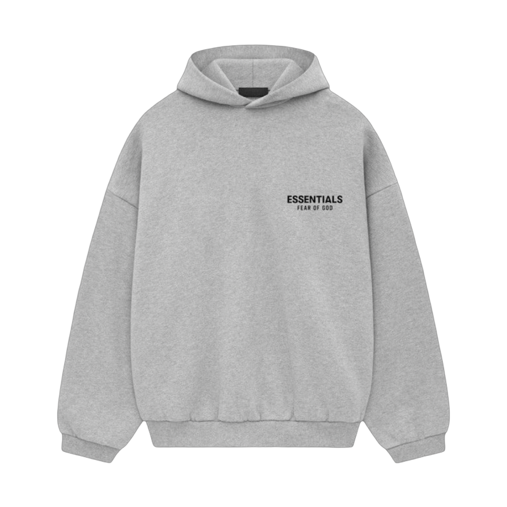 Essentials Fear Of God Fleece Hoodie II Heather Grey