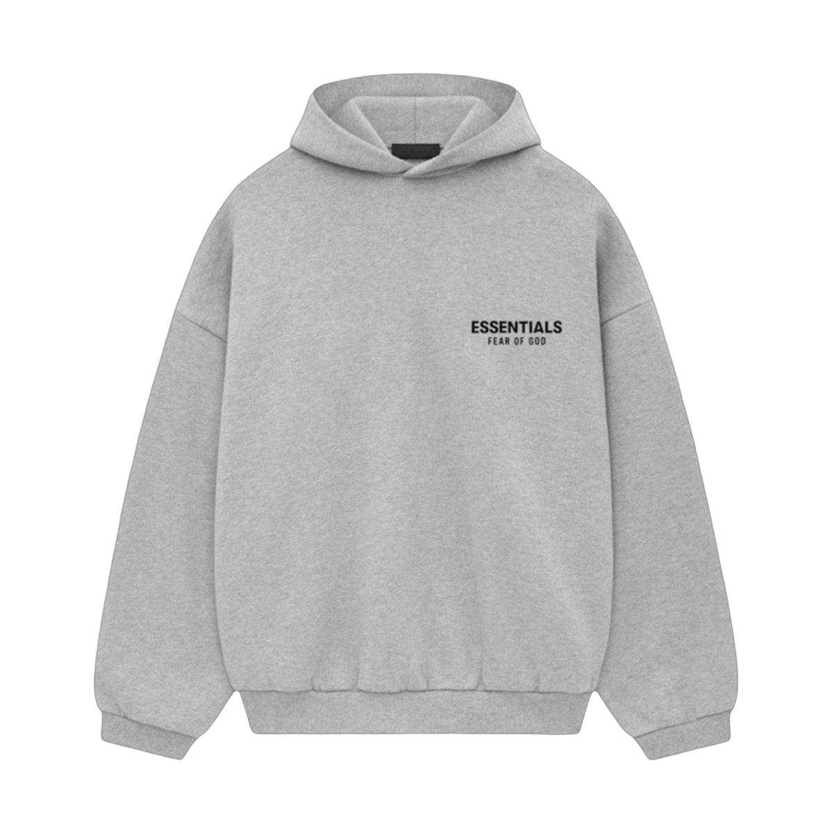 Essentials Fear Of God Fleece Hoodie II Heather Grey