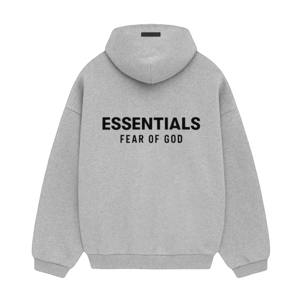 Essentials Fear Of God Fleece Hoodie II Heather Grey