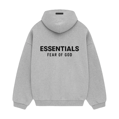 Essentials Fear Of God Fleece Hoodie II Heather Grey