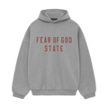 Essentials Fear Of God State Hoodie Dark Heather/Red