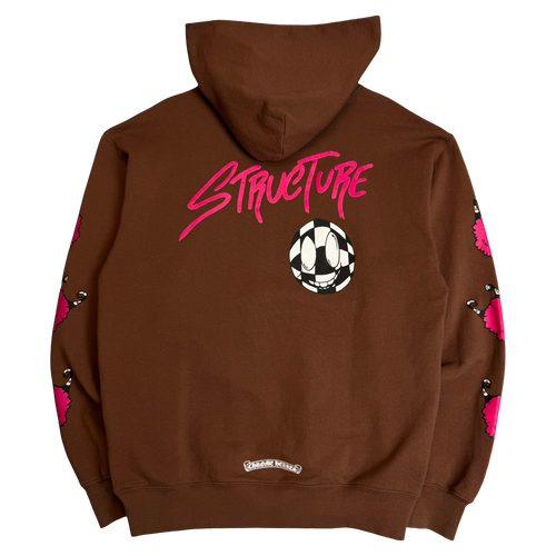Chrome Hearts Matty Boy Structure Hoodie Brown | Vintage Clothing Store Canada